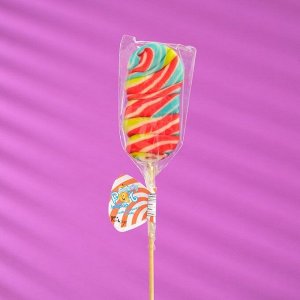 Леденцовая карамель на палочке, Candy Fox, «Мороженое», фасовка 50 шт. 30 г