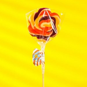 Леденцовая карамель на палочке, Candy Fox, «Цветок», фасовка 50 шт. 30 г