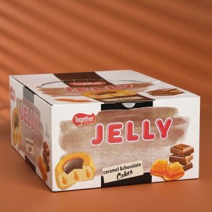 Кекс Jelly с шоколадом и карамелью, 40 г