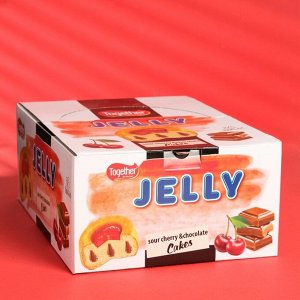 Кекс Jelly с шоколадом и вишней, 40 г