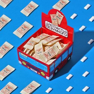 Жевательная резинка "Для счастья безумного", вкус: мята, 1,36 г.