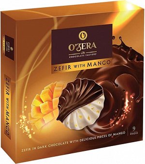 Зефир в шоколаде с манго O'zera 270г