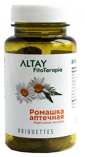 Ромашка аптечная, Altay Fitoterapia, 25 брикетов по 2 гр.