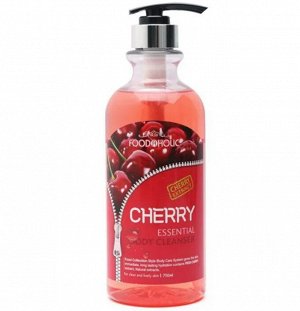 620535 FOODAHOLIC CHERRY ESSENTIAL BODY CLEANSER Увлажняющий гель д/душа Вишня для всех типов кожи 750мл