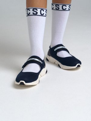 Туфли для девочек т. синий