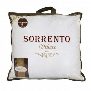 Подушка Подушка 68*68 Гусиный пух Премиум Sorrento Deluxe
Подушка Sorrento Delux Премиум с наполнителем из белого гусиного пуха категории "Экстра". Непревзойденные воздушные свойства пуховых подушек ц