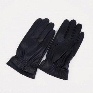 Перчатки мужские, безразмерные, цвет чёрный