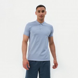 Футболка (поло) мужская MINAKU REGULAR FIT: цвет серый