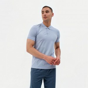 Футболка поло мужская MINAKU REGULAR FIT: серая