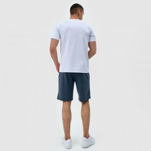 Футболка мужская однотонная MINAKU REGULAR FIT: белая