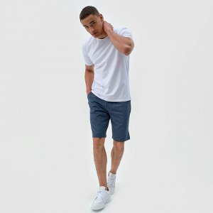 Футболка мужская однотонная MINAKU REGULAR FIT: белая