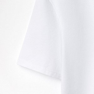 Футболка мужская однотонная MINAKU REGULAR FIT: белая