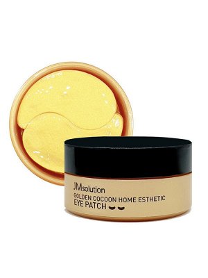 Гидрогелевые патчи с шёлком и золотом 90 гр. GOLDEN COCOON HOME ESTHETIC EYE PATCH