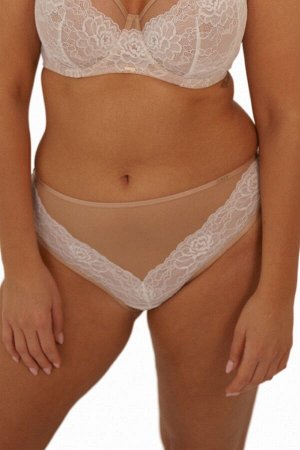 969/3-P PERLA WHITE Трусы слипы цвета: Белый + бежевый