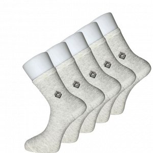Носки мужские с рисунком паг. цвет т.серый