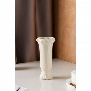 Ваза керамическая "Тюльпан", настольная, роспись, 22 см