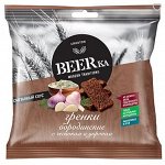 «Beerka», сухарики со вкусом чеснока с укропом и сметанным соусом, 85 г