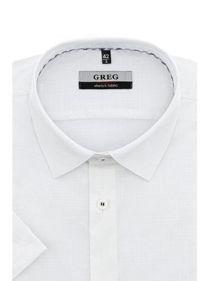 Сорочка мужская короткий рукав GREG 103/207/1706/ZN/1p STRETCH