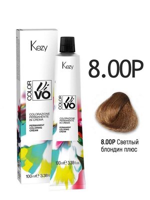 Краска для волос Кейзи 8.00P Kezy Color Vivo Светлый блондин плюс 100 мл Кези