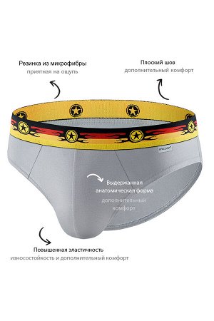 Классические слипы UNICONF из премиального гипоаллергенного хлопка с добавлением эластана. Пришивная резинка в брутальном стиле обеспечивает терморегуляцию и комфортное прилегание к телу. Усиленная пе