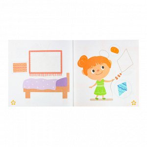 УИД Книжка для малышей "Альбом с огромными наклейками", бумага, 24х24см, 40 стр., 3 дизайна