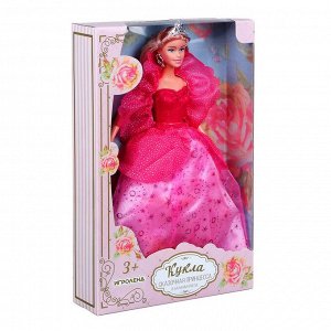 ИГРОЛЕНД Кукла "Сказочная принцесса в бальном платье", 29см, ABS,PVC, текстиль, 20х31х5,5см, 6 диз.
