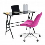 Стол компьютерный стекло GD-02  Black (черный)