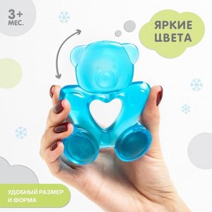 Прорезыватель охлаждающий «Мишка», цвет МИКС