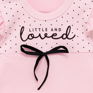 Футболка Крошка Я Lovely, розовый, 24, рост 68-74 см