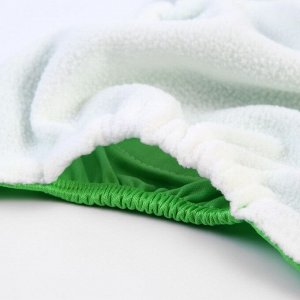 Многоразовый подгузник «Наш зайка», цвет зелёный