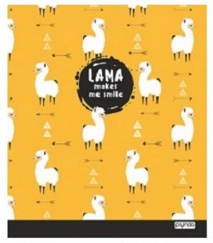 Тетрадь для записей Клетка (Арт.48.31) 48 листов Ламы (УФ Лак) (PANDA)