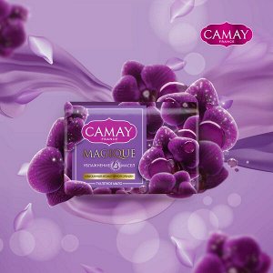 CAMAY Магическое заклинание парфюмированное твердое мыло с ароматом черной орхидеи для всех типов кожи 85 гр