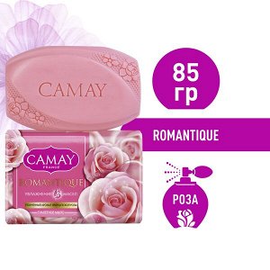 CAMAY Романтик парфюмированное твердое мыло с ароматом французской розы для всех типов кожи 85 гр