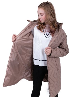 М 101977/1 (песочный) Пальто для девочки