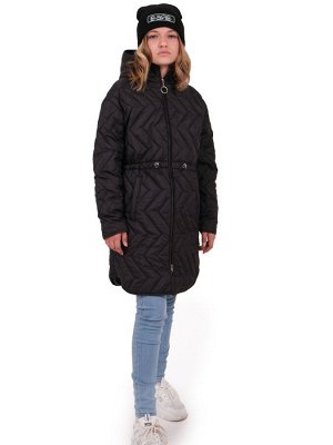 101977/2 (черный) Пальто для девочки