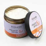 Крем-баттер д/тела Ecolatier Urban 5 в 1 какао, ши, кокос, макадамия, бабассу, 380 мл