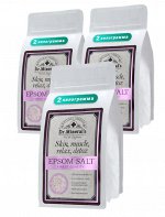 Соль для ванн Английская Epsom, 6 кг. (3 пакета по 2 кг.)