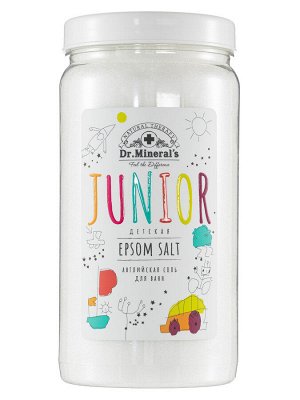 Соль для ванн детская Junior Epsom salt, 1000 грамм+10% в подарок