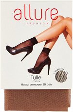 Аллюр Носки TULLE в мелк.сетку, GLASE 20 den р.3 (23-25)