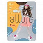 Аллюр Колготки дет. ALISA горошек черный 40 den р.128-134