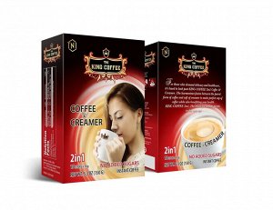 Кофе натуральный РАСТВОРИМЫЙ 2в1 Coffee&Creamer (15 пач.*10гр.) Т.М. «King Coffee»