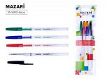 Набор ручек шариковых  4шт &quot;GALANTA&quot; 0.7мм M-5900- 4opp Mazari {Китай}