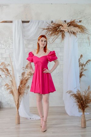 Платье , фуксия