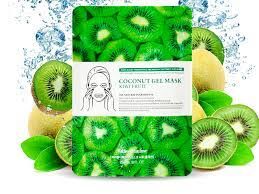 Million Pauline, Тканевая маска для лица с экстрактом Киви Coconut Gel Mask Kiwi Fruit (23г)