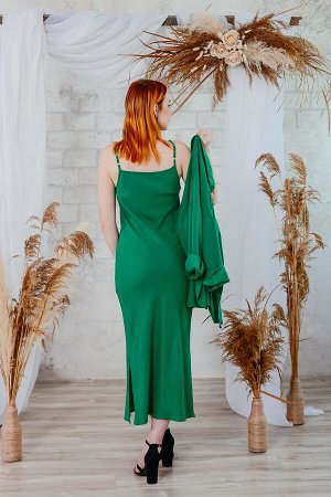 Платье , зеленый