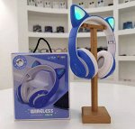 Наушники беспроводные &quot;Кошачьи ушки&quot;, светящиеся, CAT EAR STN-99, 400 mAh
