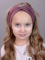 Повязка велюровая, Двойная