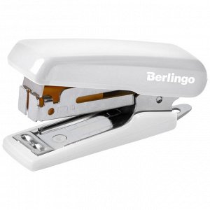 Мини-степлер №10 Berlingo ""Comfort"" до 10л., пластиковый корпус, белый