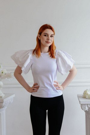 Блузка, белая