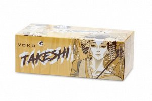 Бумажные салфетки YOKO Takeshi бамбук 200шт 2-х слойные коробка